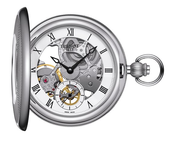 Orologio Tissot Uomo BRIDGEPORT MECHANICAL SKELETON in Acciaio T859.405.19.273.00 - T859.405.19.273.00